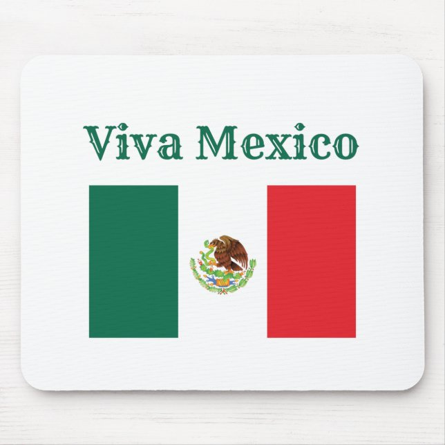 Viva Mexico Flagga Musmatta (Framsidan)