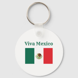 Viva Mexico Flagga Nyckelring