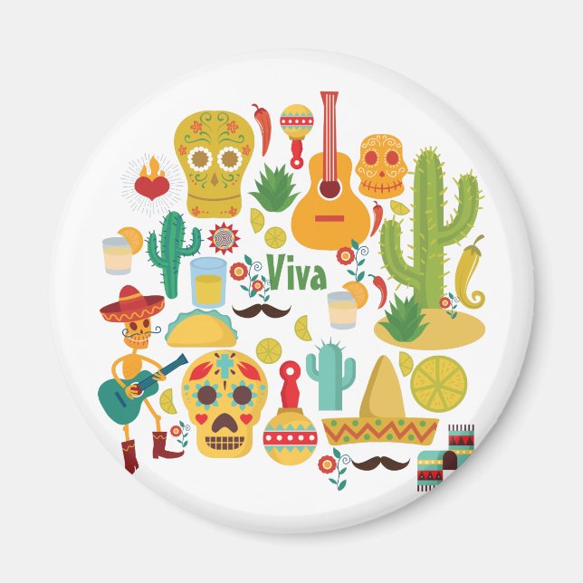 viva mexico magnet (Framsidan)