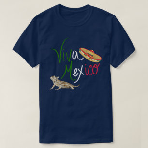 Viva Mexico Mexikansk Hornödla T Shirt