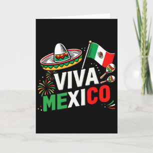 Viva Mexiko för mexikanska självständighetsdagen o Kort