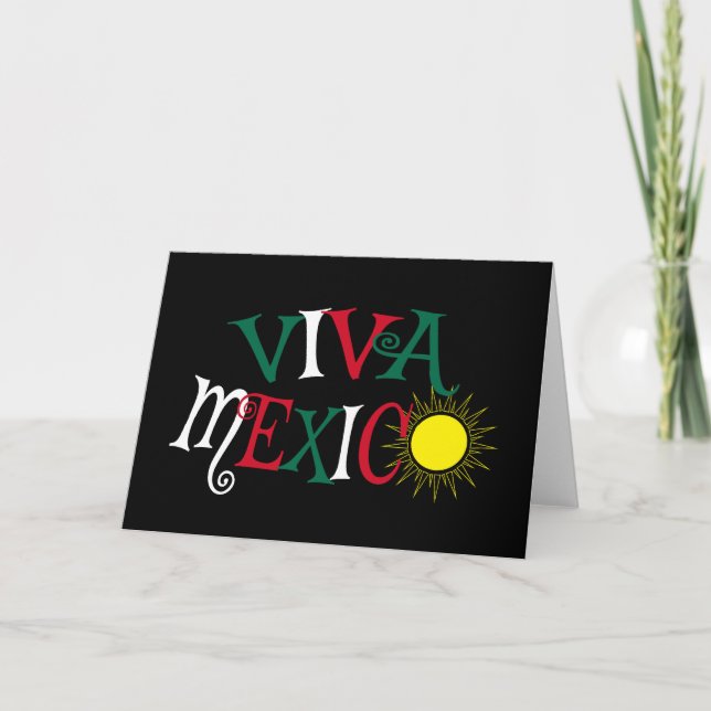 Viva Mexiko Helgkort (Framsida)