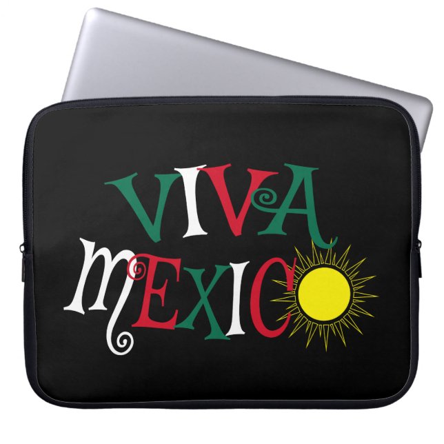 Viva Mexiko Laptop Fodral (Framsidan)