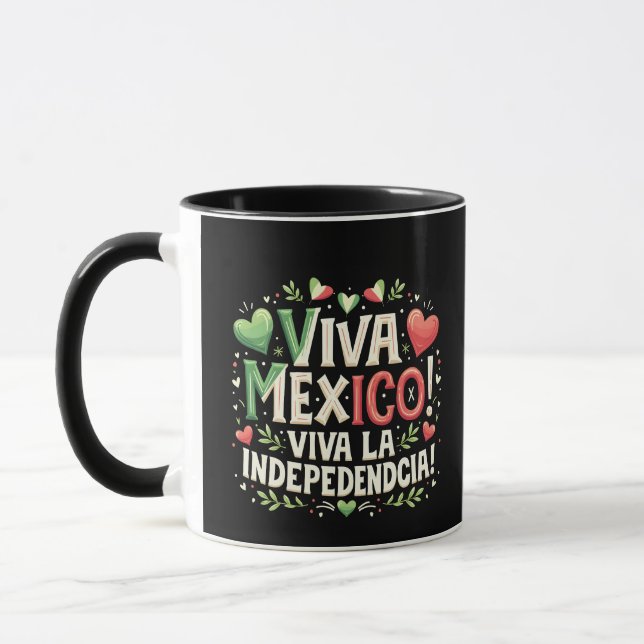 Viva Mexiko Mexikanska independence day Mugg (Vänster)