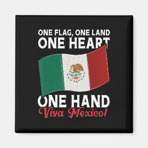Viva Mexiko - Mexiko Flagga Mexikanska Independenc Magnet