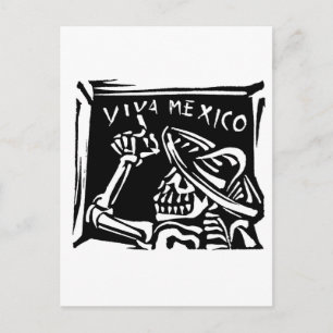 Viva Mexiko- Mexikos "Day of the dead" Vykort