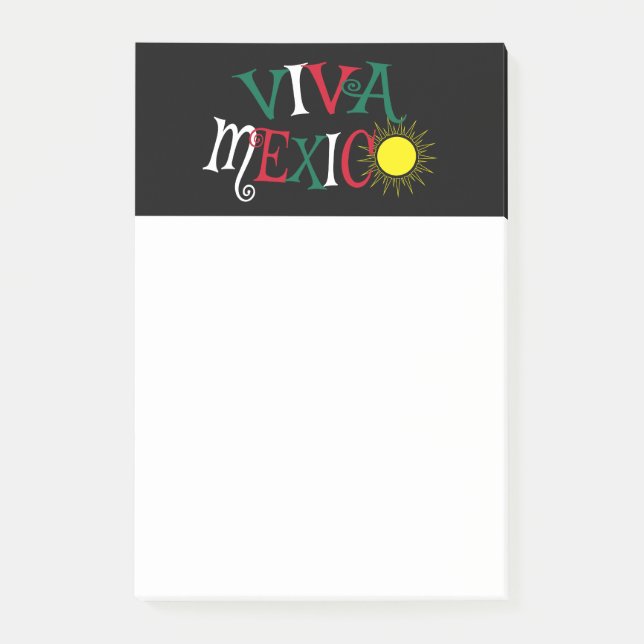 Viva Mexiko Post-it Block (Framsida)