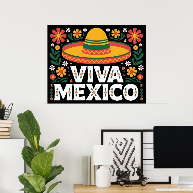 Viva Mexiko Poster (Hemmakontoret)