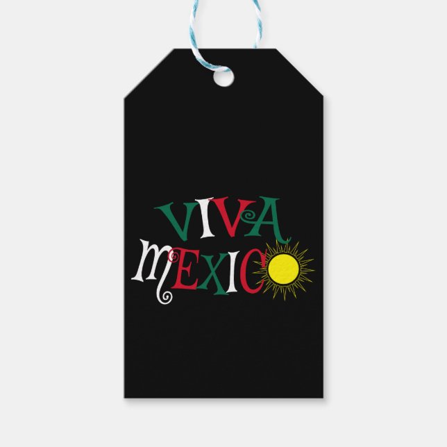 Viva Mexiko Presentetikett (Framsidan)
