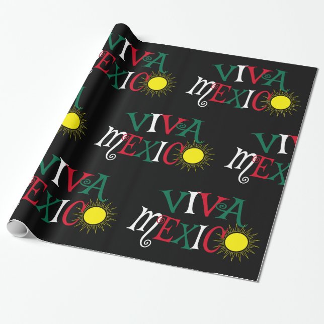 Viva Mexiko Presentpapper (Utrullad)