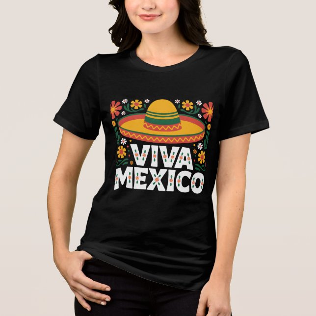 Viva Mexiko T Shirt (Framsida)
