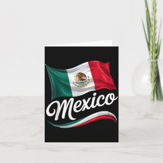 Viva Mexikos självständighetsdag Mexikansk flagga  Kort
