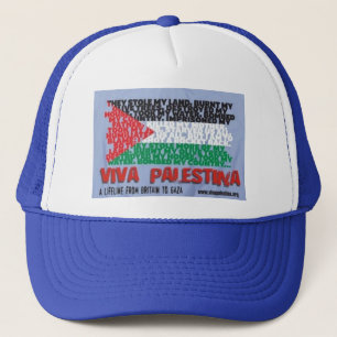 Viva Palestina lock Truckerkeps