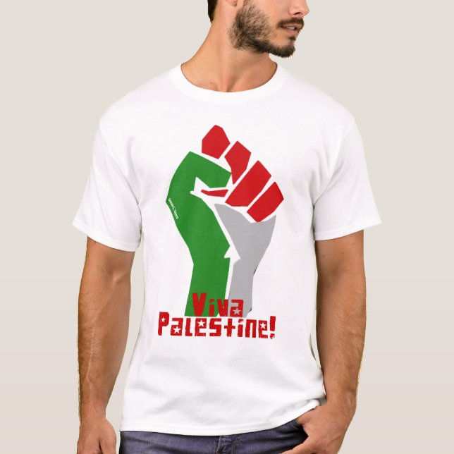 Viva Palestine T-shirt (Framsida)