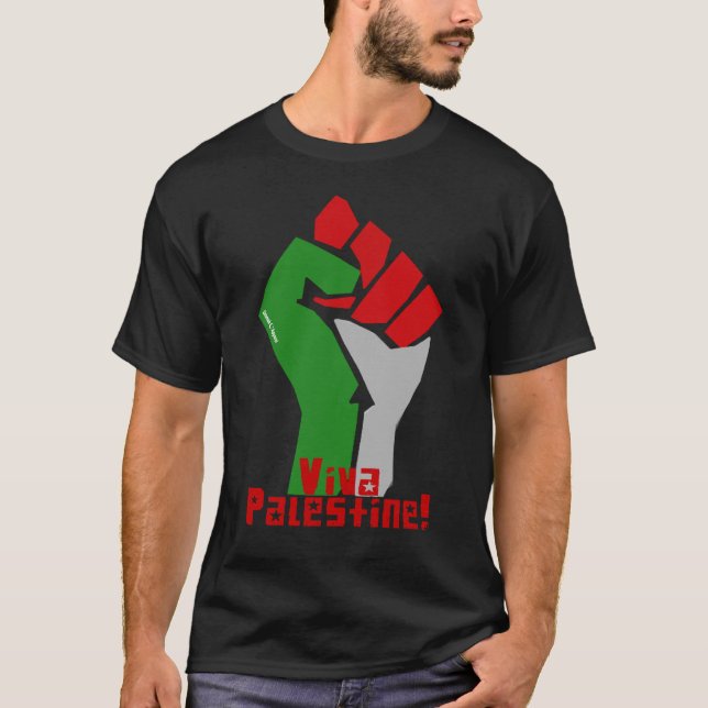 Viva Palestine Tee Shirt (Framsida)