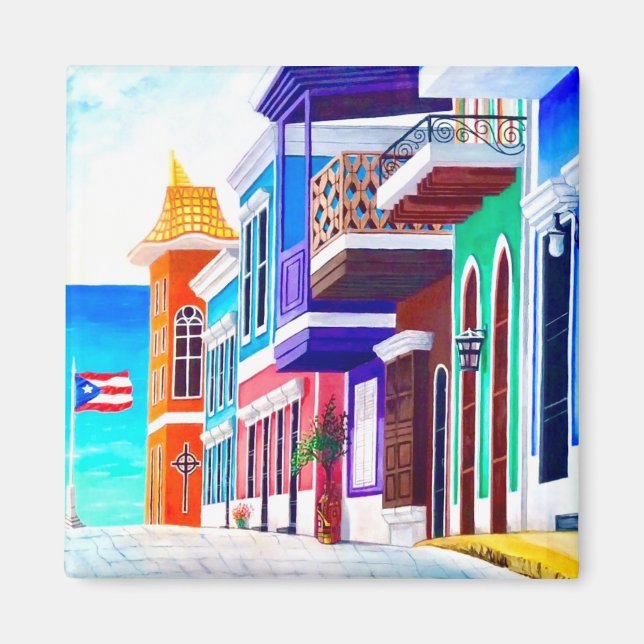 ¡Viva Puerto Rico! Magnet (Framsidan)