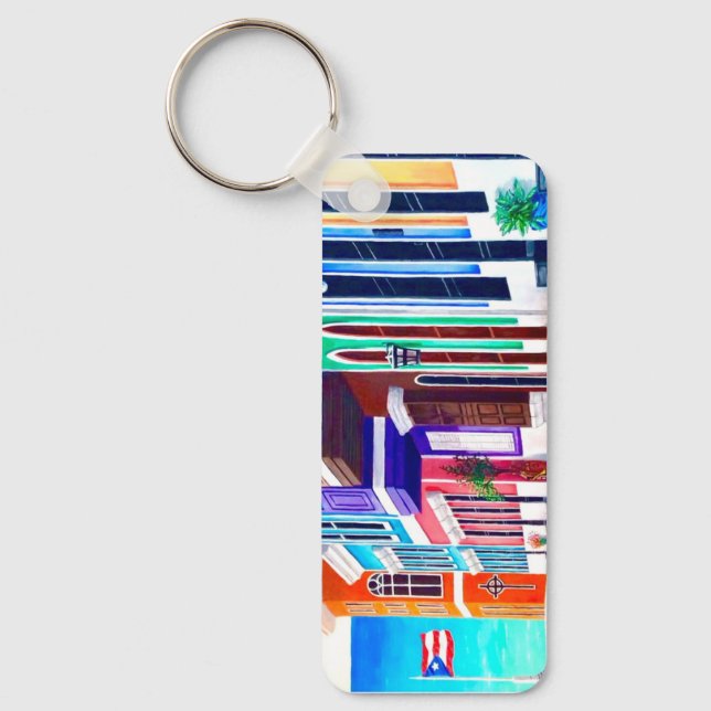 ¡Viva Puerto Rico! Nyckelring (Framsida)