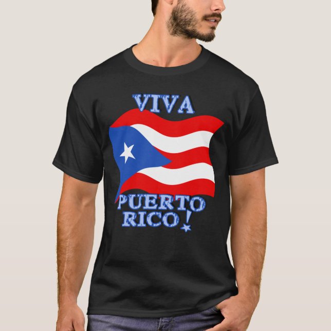 Viva Puerto Rico produkter Tee Shirt (Framsida)