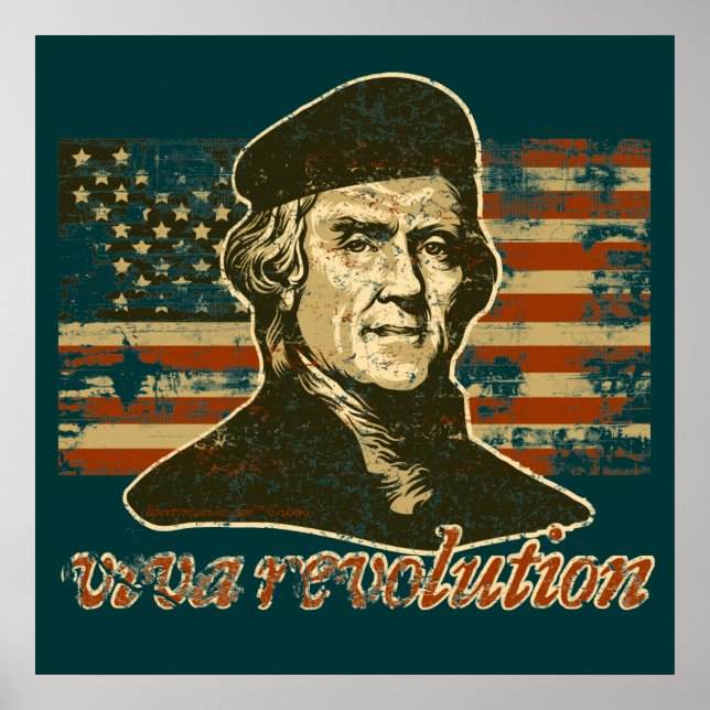 Viva Revolution Jefferson Poster (Framsidan)