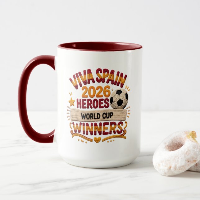 Viva Spanien 2026 Heroes World Cup Mugg (Med munk)