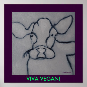 VIVA VEGAN! - SKRIV UT POSTER