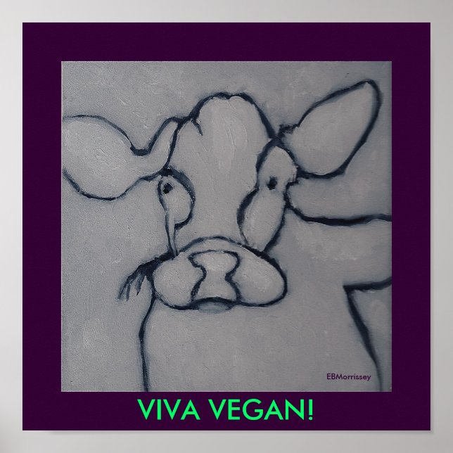 VIVA VEGAN! - SKRIV UT POSTER (Framsidan)