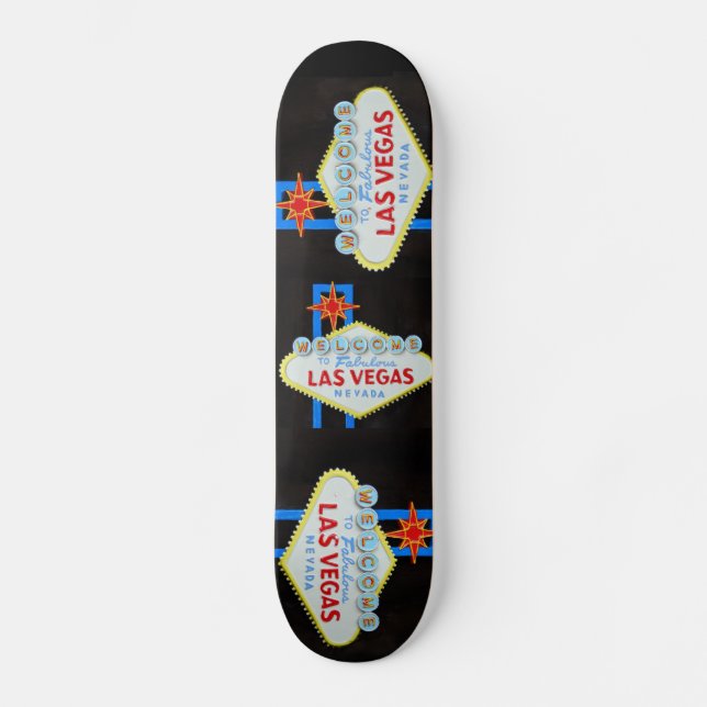 Viva Vegas stiger ombord Skateboard Bräda 20 Cm (Framsida)