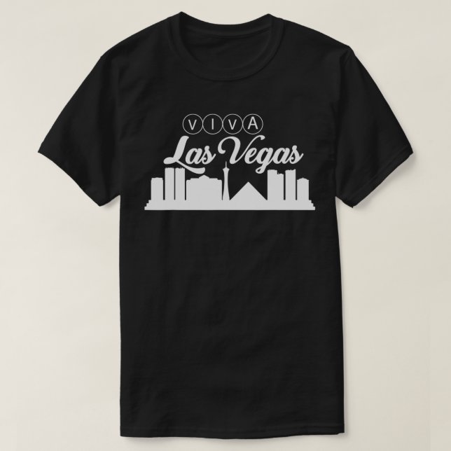 Viva Vegas Välkommen till Vegas Showtime Vacation  T Shirt (Design framsida)
