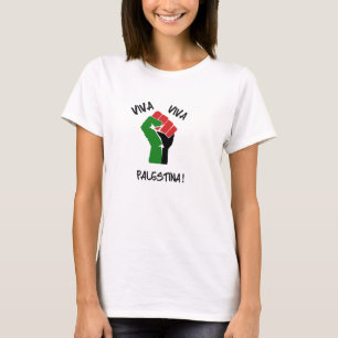 Viva Viva Palestina kvinna utslagsplats Tee