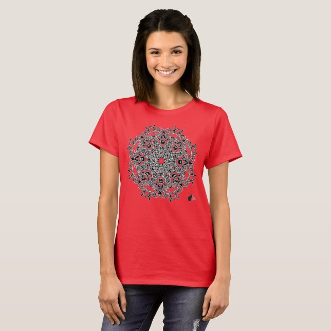 Vivacious Octa Glyph T Shirt (Hel framsida)