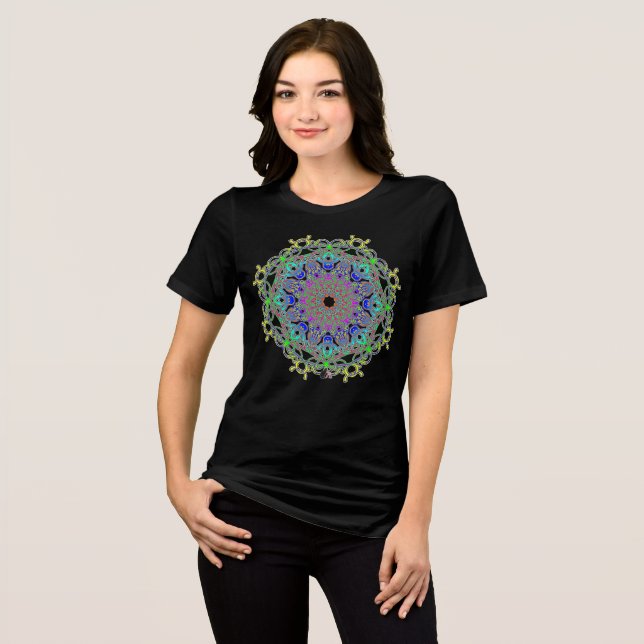 Vivacious Spectra Glyph T Shirt (Framsida Full)