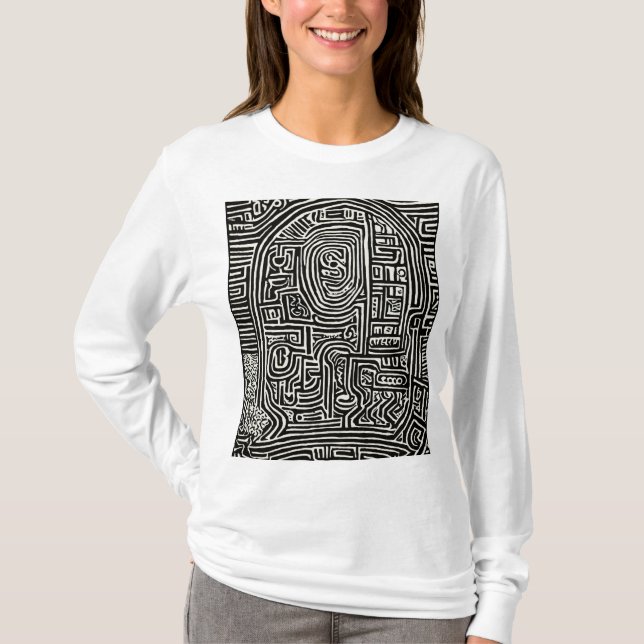 "Vivacious Verve Tee: Unleching Bold Feminity" T Shirt (Framsida)