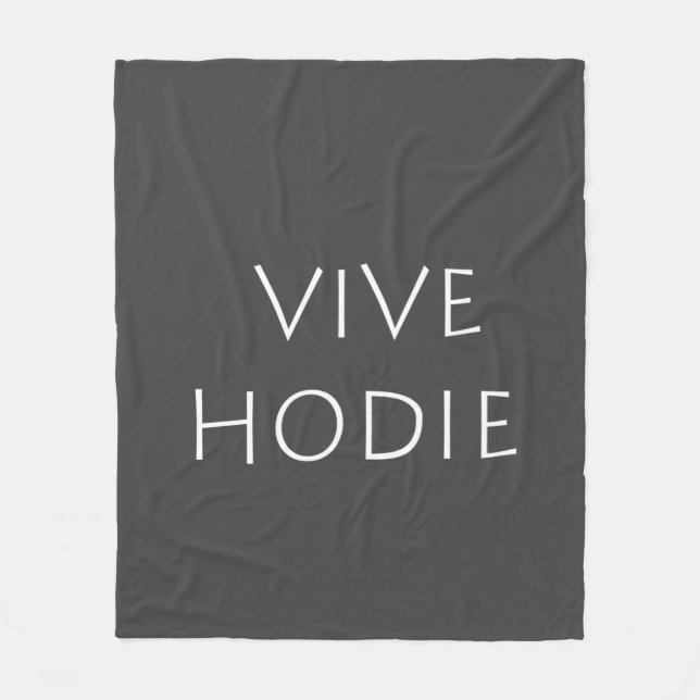 Vive hodie fleecefilt (Framsidan)