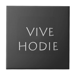 Vive hodie kakelplatta