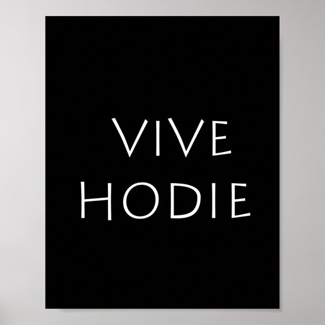 Vive hodie poster (Framsidan)