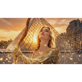 VIVE LA FRANCE - PARIS FYRKANTIGT KLISTERMÄRKE