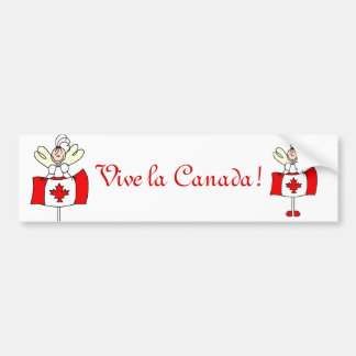 Vive la Kanada! Bildekal