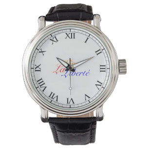 Vive La Liberté - låt levande fransk för frihet Armbandsur