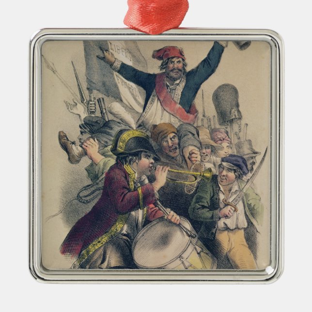 Vive la Republique, 1848 Julgransprydnad Metall (Framsidan)