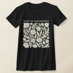 Vive La Resistance Blommönstrad Tröja Aktivist