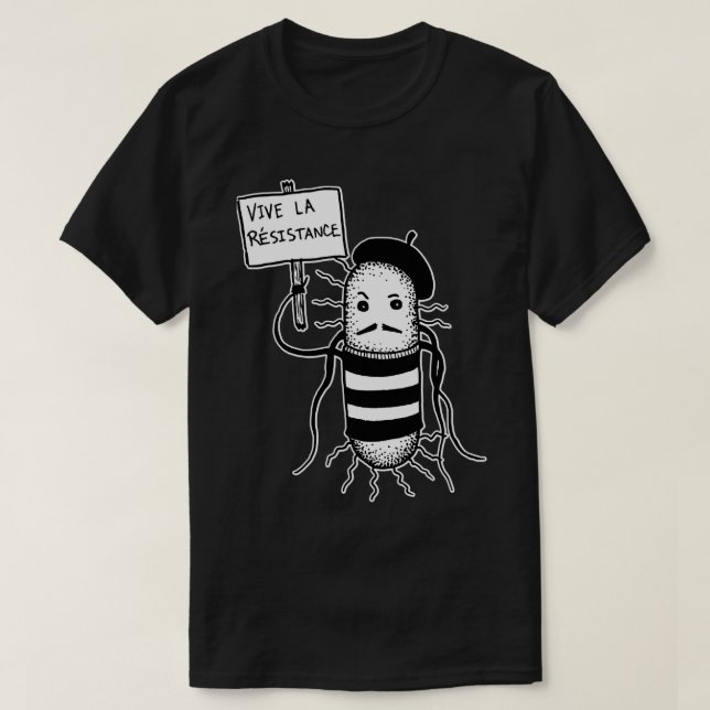 Vive La Resistance T Shirt (Design framsida)