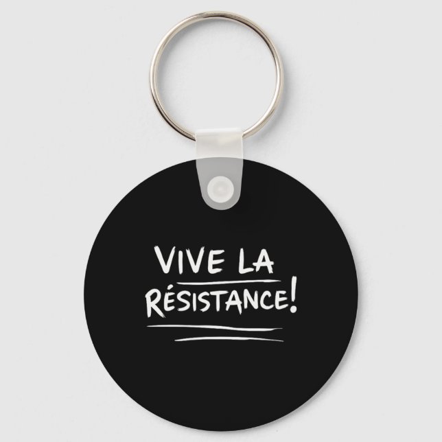 Vive La Resistance Trump 1 Nyckelring (Framsida)