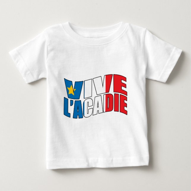 Vive l'acadie tee (Framsida)