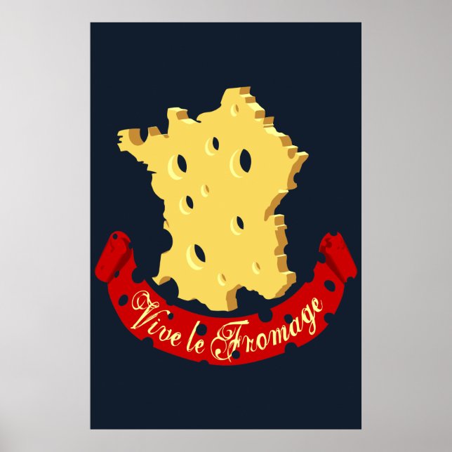 Vive le Fromage Poster (Framsidan)