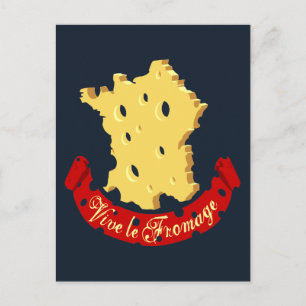 Vive le Fromage Vykort