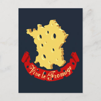 Vive le Fromage Vykort