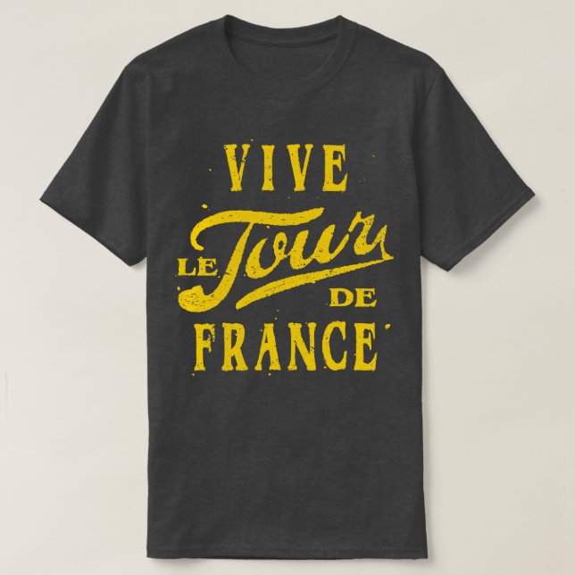Vive Le Tour de Frankrike Rustic T Shirt (Design framsida)
