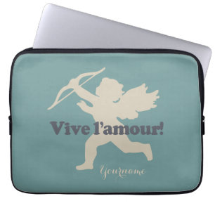 Vive L'kärlek Cupid anpassningsbar laptop sleeve