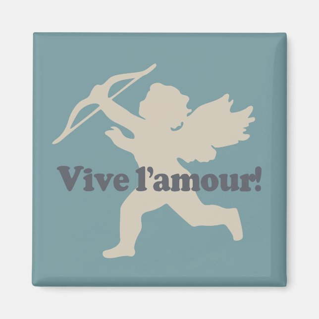 Vive L'kärlek Cupid-magneter Magnet (Framsidan)