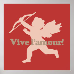 Vive L'kärlek Cupid poster